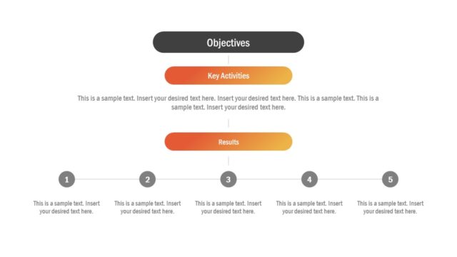 Hierarchy PowerPoint for OKR Presentation