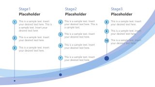 Wave Concept Timeline Diagram Template