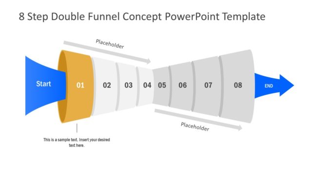 1 Step of PowerPoint Funnel Diagram