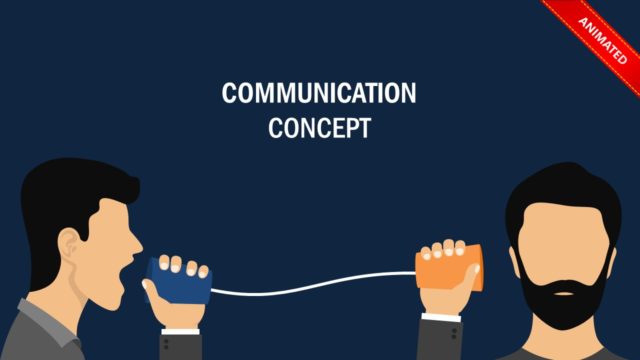 Communication Concept Animated Template