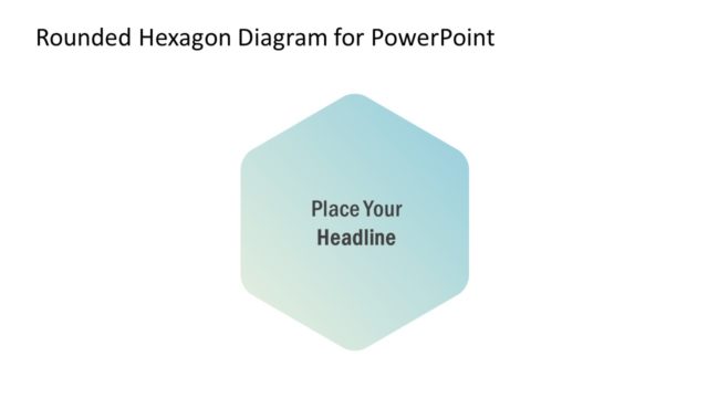 Rounded Hexagon Diagram Template