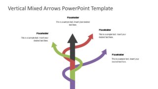 Business PowerPoint Curved Arrow Diagram