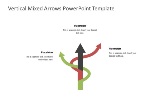 PowerPoint Arrow Shapes Diagram