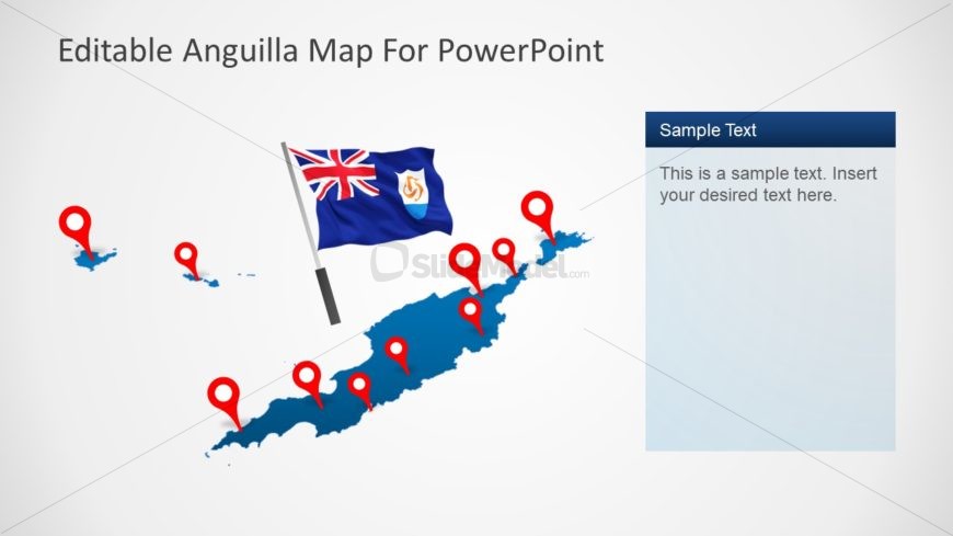 Editable PowerPoint Map Template