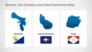 Bonaire Sint Eustatius and Saba Flag PPT