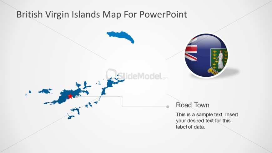 Map PowerPoint Silhouette Slide