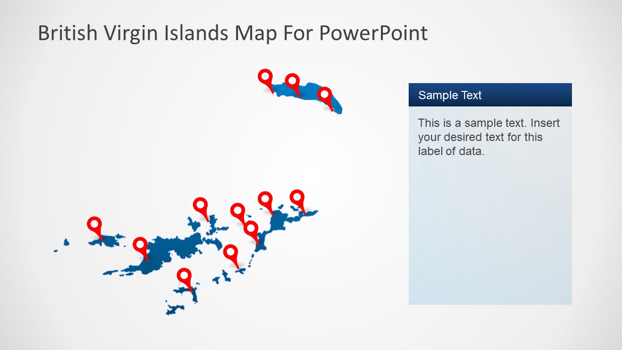 Map Template British Virgin Island