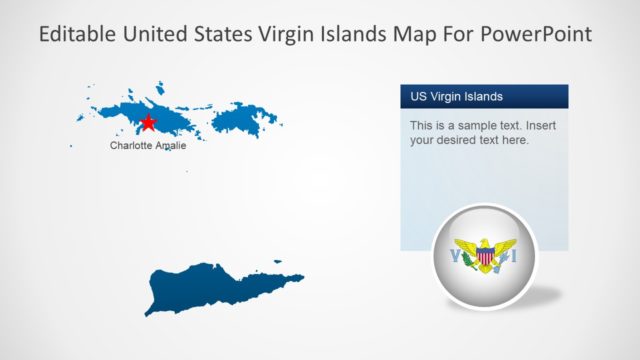 Map Templates of Virgin Islands