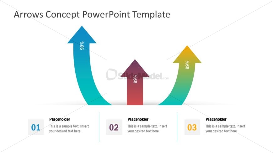 Infographic PowerPoint Arrow Concept