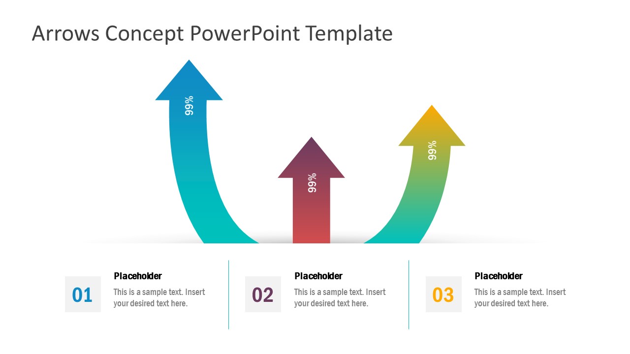 Infographic PowerPoint Arrow Concept