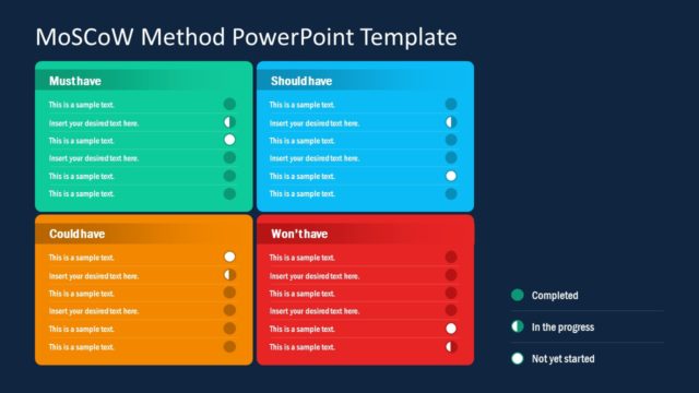 MoSCoW Project Planning Model PowerPoint