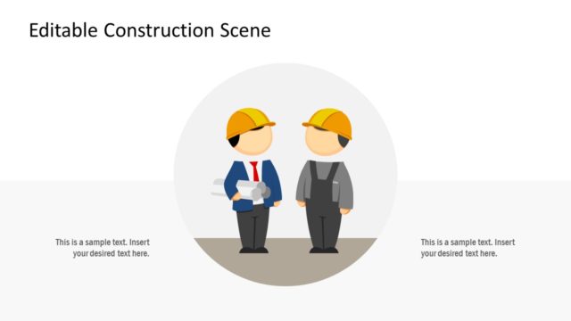 Mike Cartoon Construction Worker PowerPoint