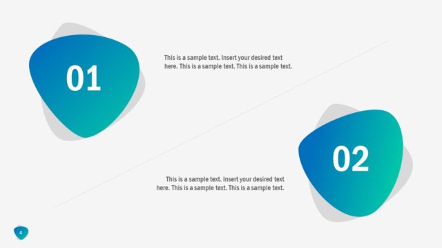 Flat PowerPoint Gradient Layout Design