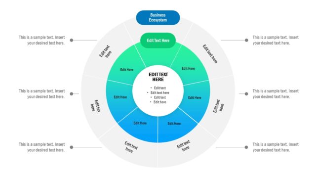 Infographic Process Business Ecosystem Template