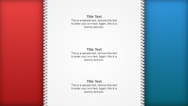 Two Vertical Zippers Shapes for PowerPoint