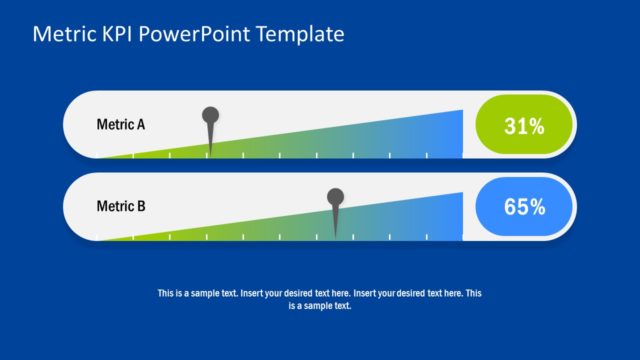 KPI and Metric Business PowerPoint