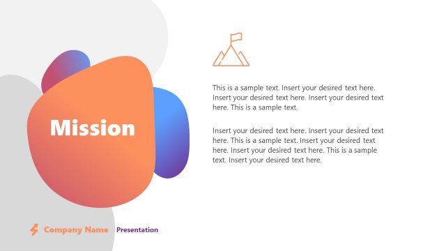 Fluid Layouts Backgrounds Template – Mission Slide