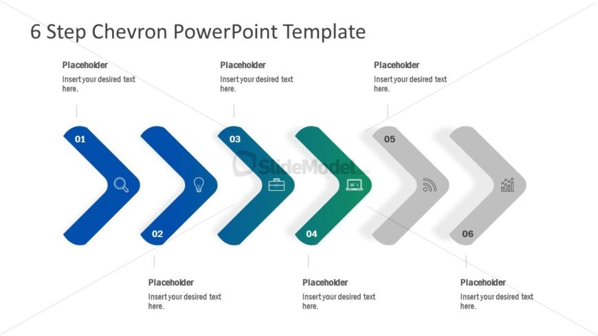 Presentation of Chevron Horizontal Timeline