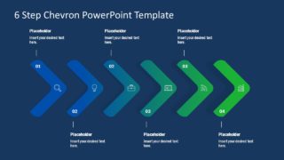 PPT Chevron Arrow Diagram Design