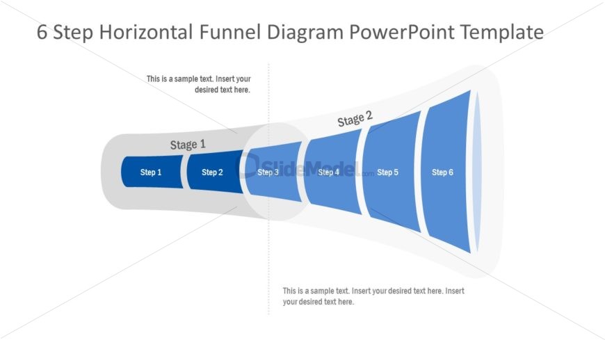 Flat Funnel PowerPoint Diagram