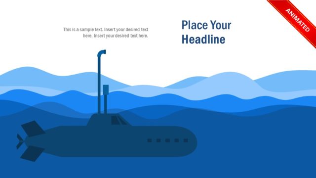 Shapes of Periscope Submarine Template