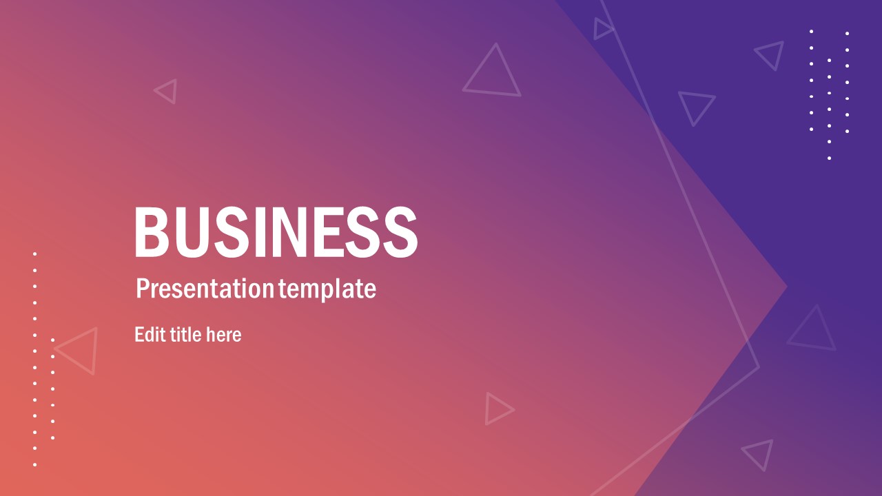 Infographic PowerPoint Business Template