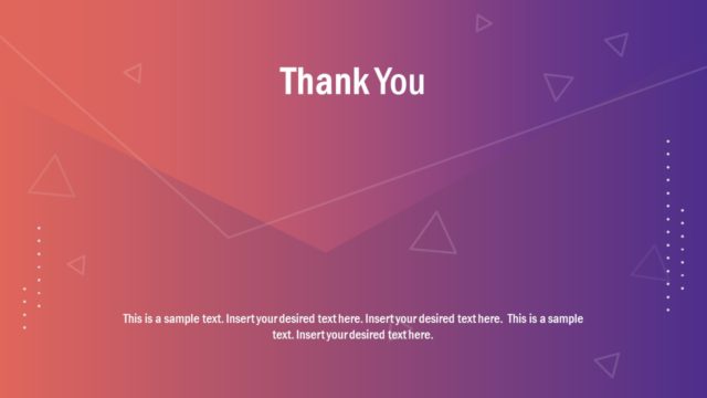 Thank You Slide of Contact PowerPoint