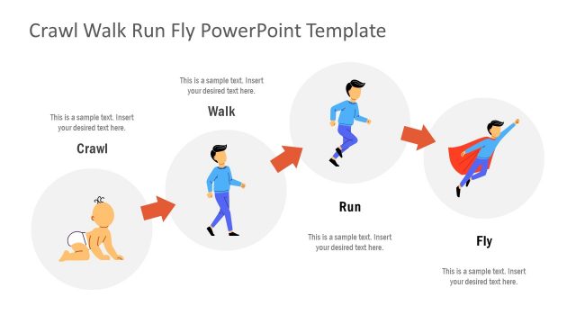 Clipart Crawl Walk Run Fly Template