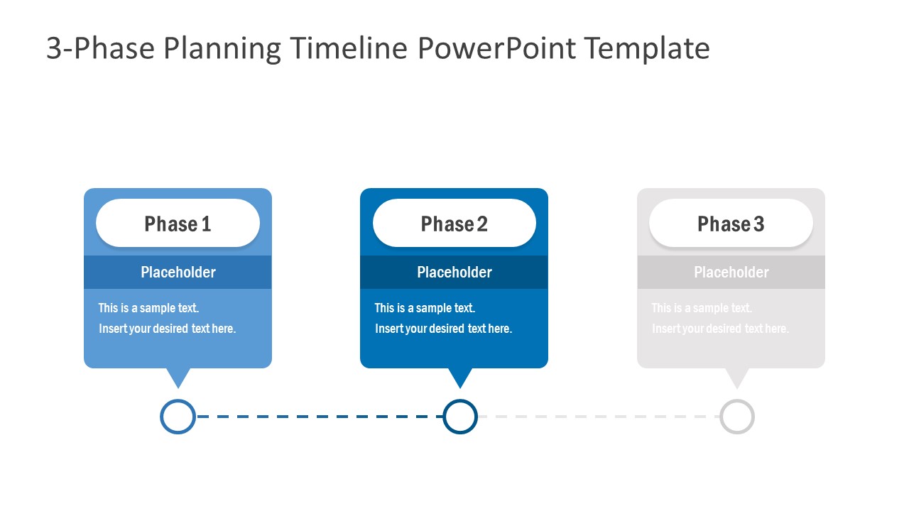 3-Phase Planning Timeline PowerPoint Template - SlideModel