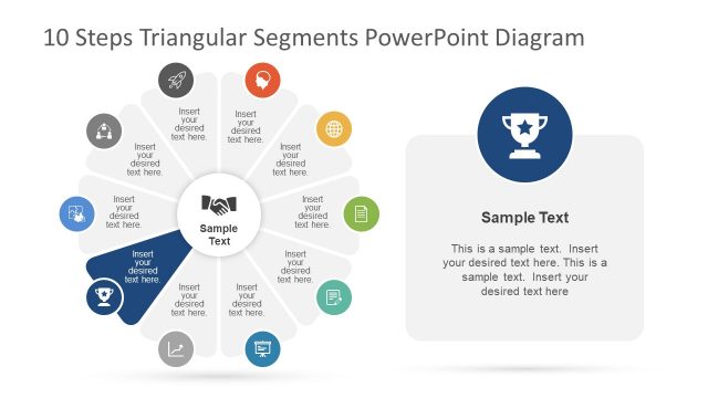 7 Step Triangular Segments PowerPoint