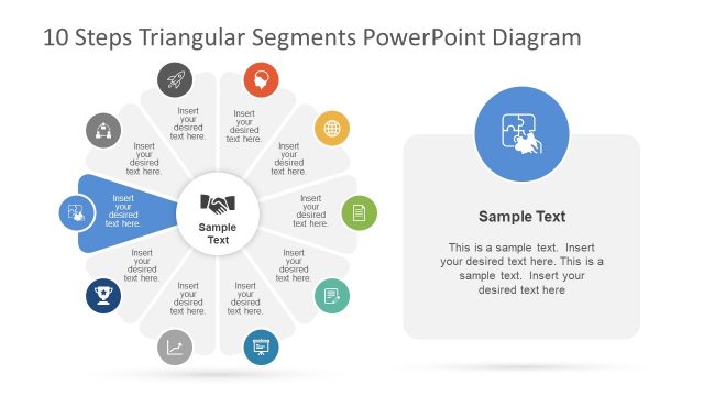 8 Step Triangular Segments PowerPoint