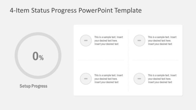 Status Progress PowerPoint Diagram