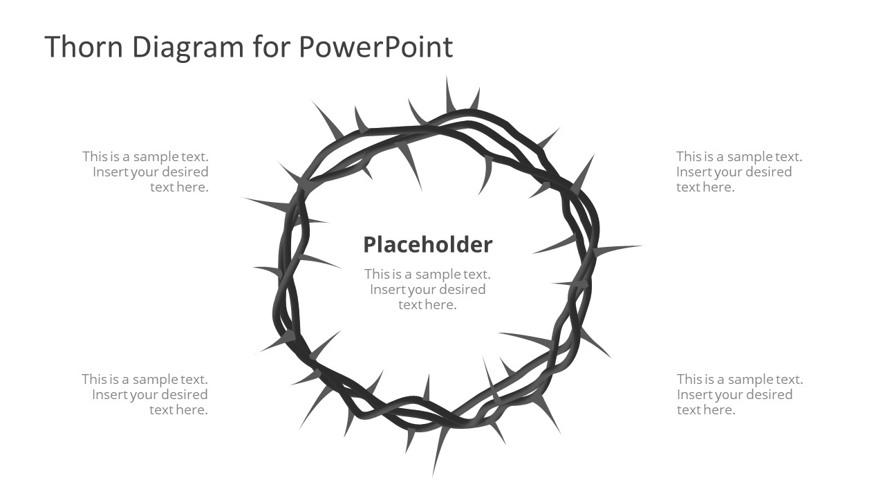 PowerPoint Crown of Thorn Template