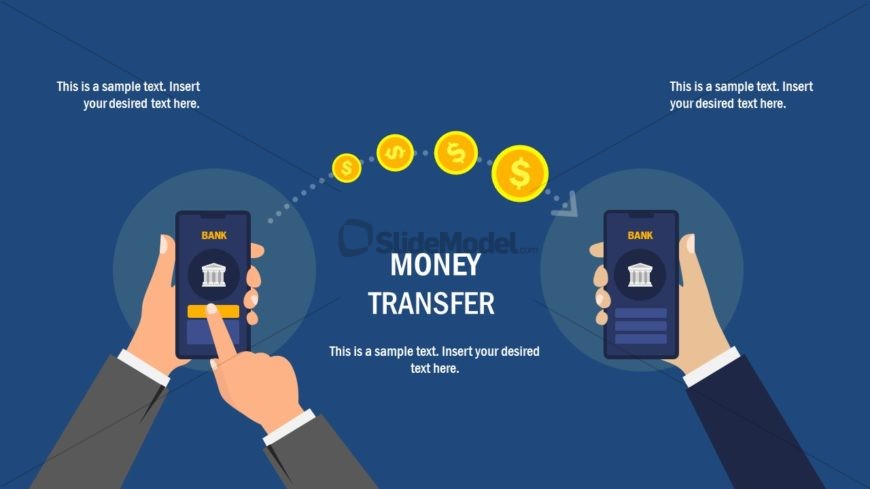 Illustration of Money Transfer Online