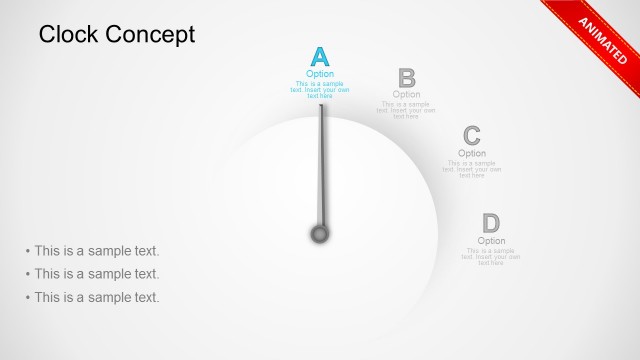 Animated Clock Business Concept PowerPoint Templates