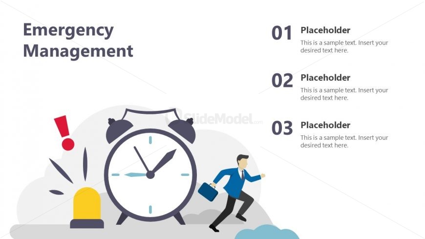 Template Slide for Steps of Emergency Management