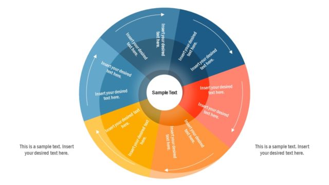 Circular Inner Spiral Diagram for PowerPoint