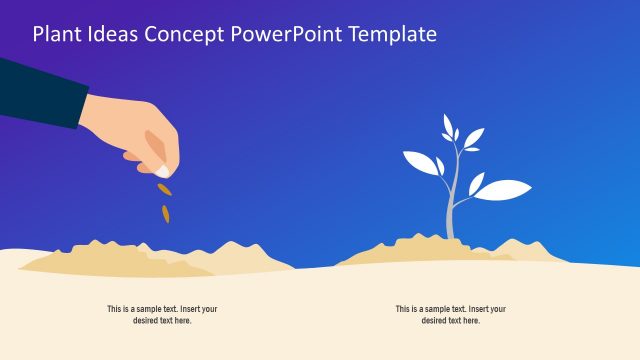 Plant Ideas Concept PowerPoint Template