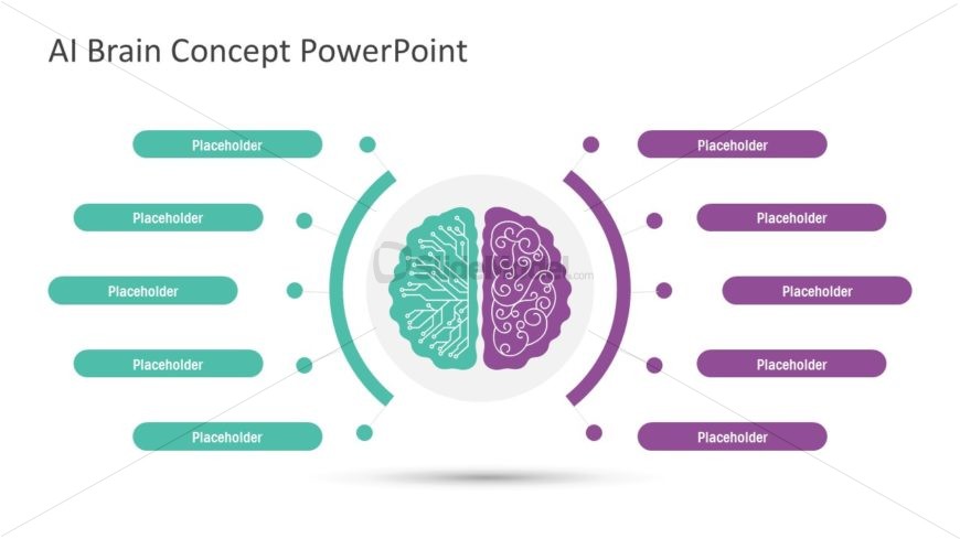 Business PowerPoint Brain Concept 