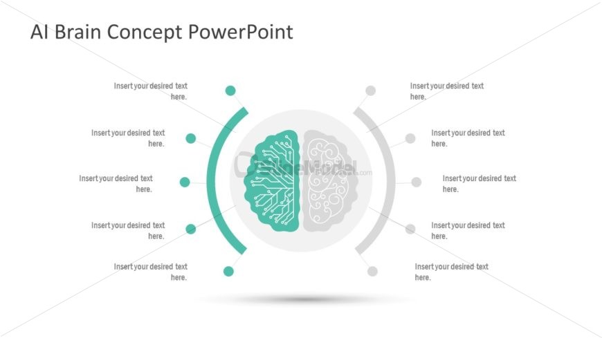 PowerPoint Human Brain Graphics