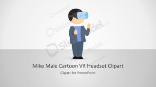 VR Headset Mike Cartoon