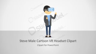 Steve Wearing VR Headset Layout