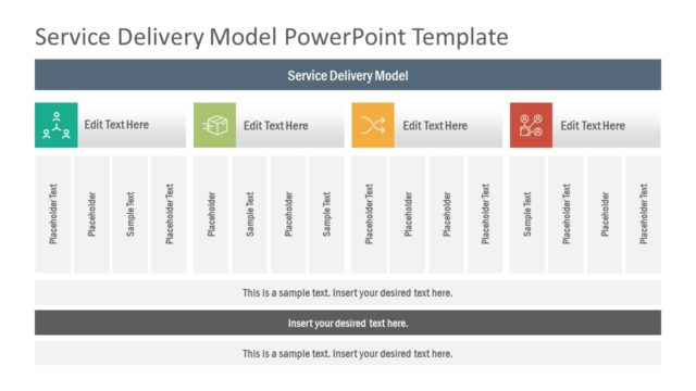 Service Delivery Model PowerPoint Template