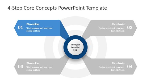 PowerPoint 4 Steps Core Concept