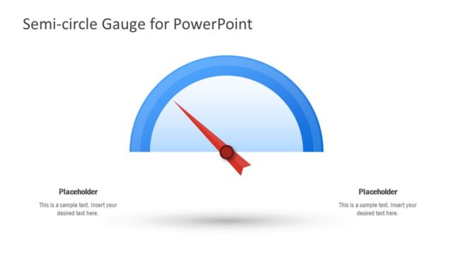 Editable Semi-Circle Gauge for PowerPoint