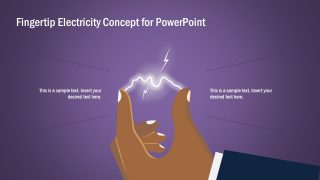 Presentation of Electricity Spark Template