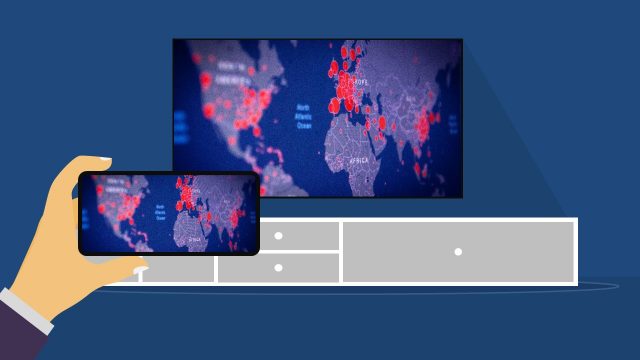 Smart TV Screen Mirroring PowerPoint