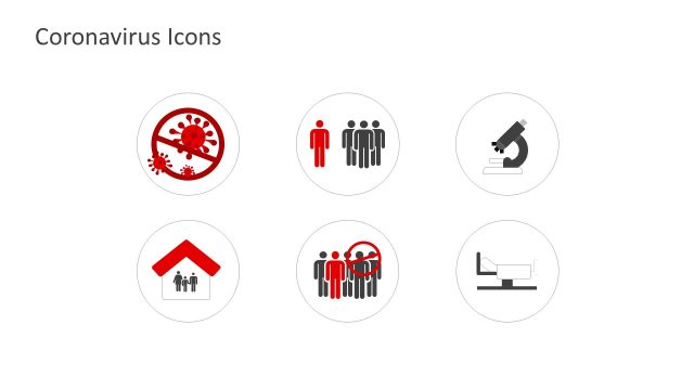 COVID 19 Prevention Icons Template