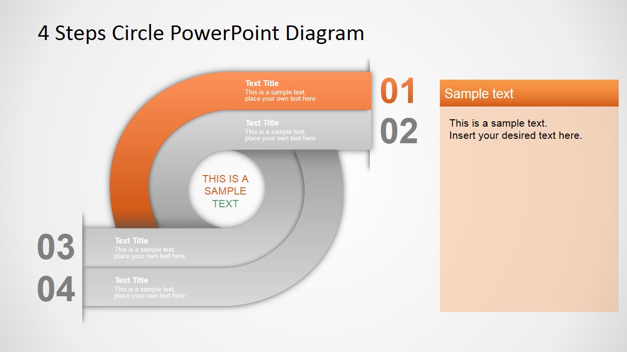 4 Steps Circle PowerPoint Diagram - SlideModel