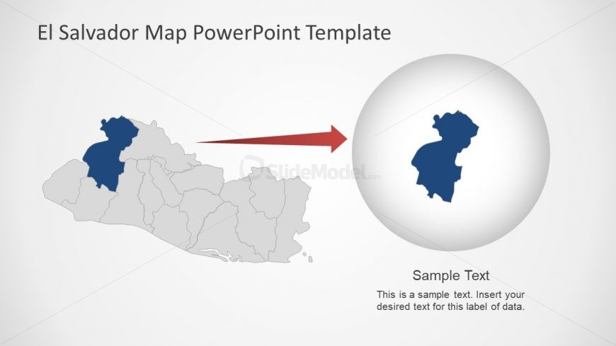 Presentation of El Salvador Map Template